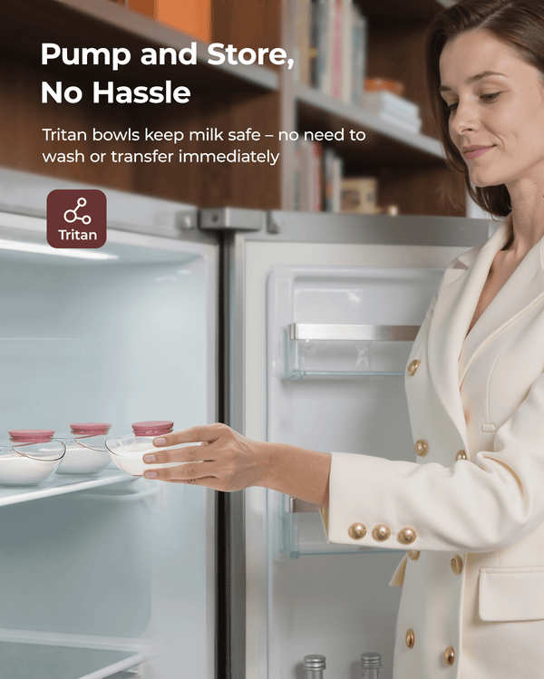 Momcozy Mobile Flow M9 Hands-Free Breast Pump Single - Cozy Red