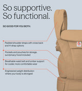 Ergobaby Omni Deluxe Baby Carrier Cotton 0-48 Months Camel