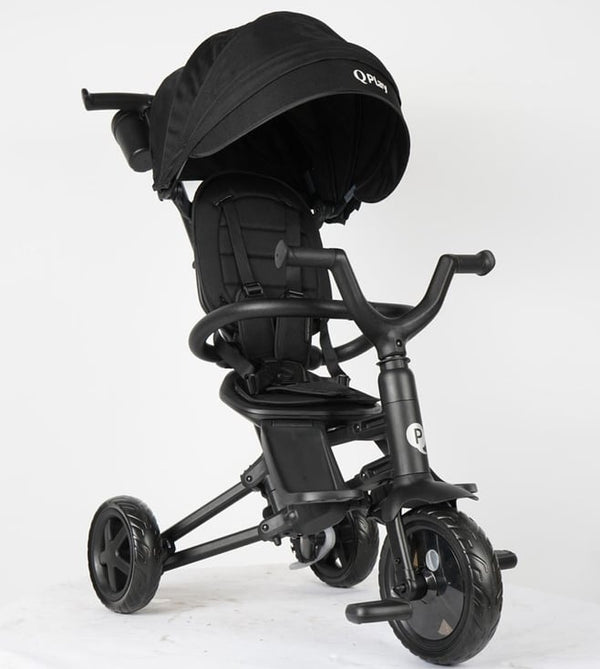 QPlay Nova Niello 6-in-1 Foldable Trike 10-72 Months Black