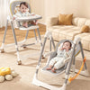 R For Rabbit Marshmallow Smart High Chair For Kids 2-in-1 Abstract Grey