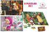 Frank Masha And The Bear Jigsaw 3 In Puzzles 1 5Y+