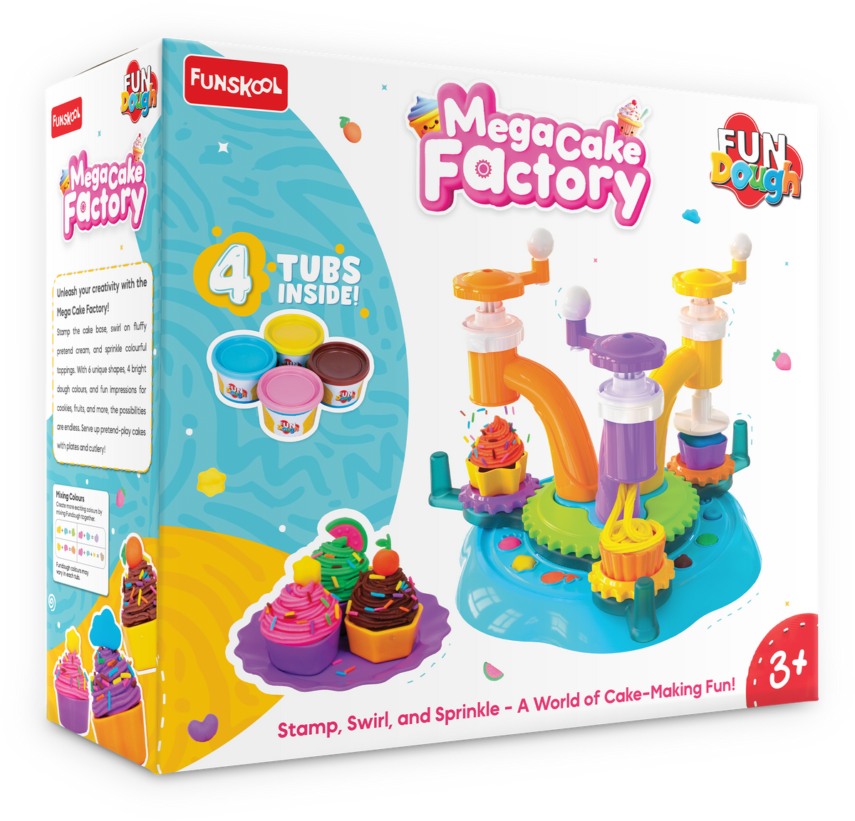 Funskool Fundough Mega Cake Factory One Size Multicolour