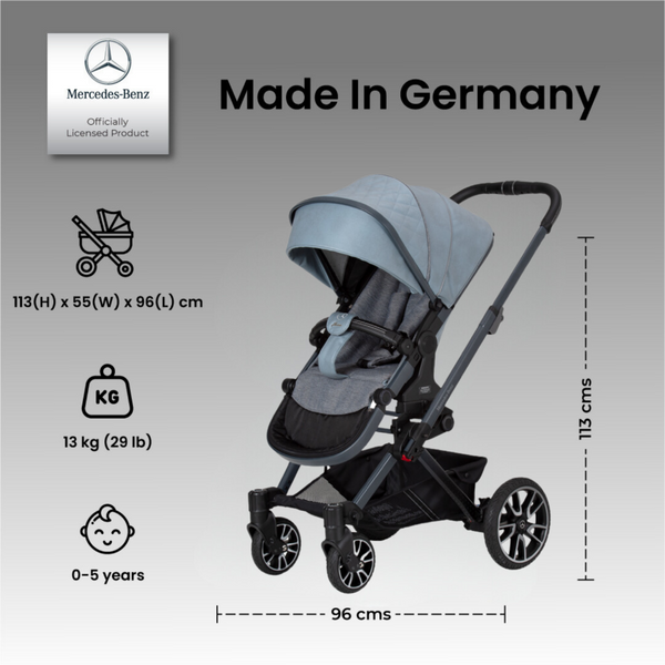 Mercedes Benz Stroller Truffle Avantgarde GTX Denim Blue