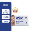 MILK Baby Diaper Yoga Pants, Size M (42 Pcs) 6-11 Kgs
