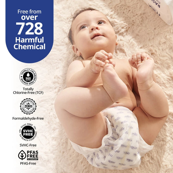 MILK Baby Diaper Yoga Pants, Size L (36 Pcs) 9-17 Kgs
