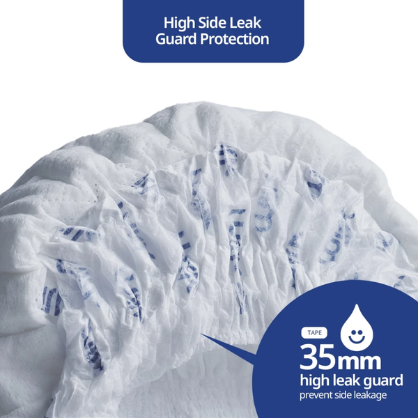 MILK Flexi Tape Size L 36 Pcs × 4 Packs 9–17 kg – White