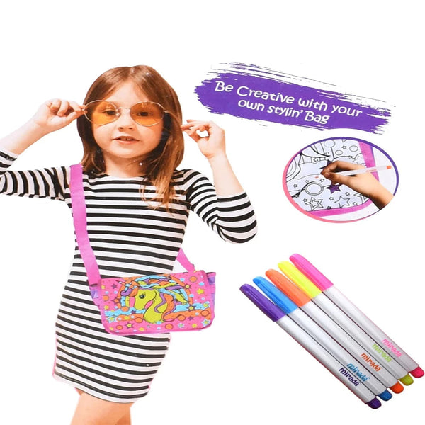 Mirada Colour me Sling Bag - Unicorn