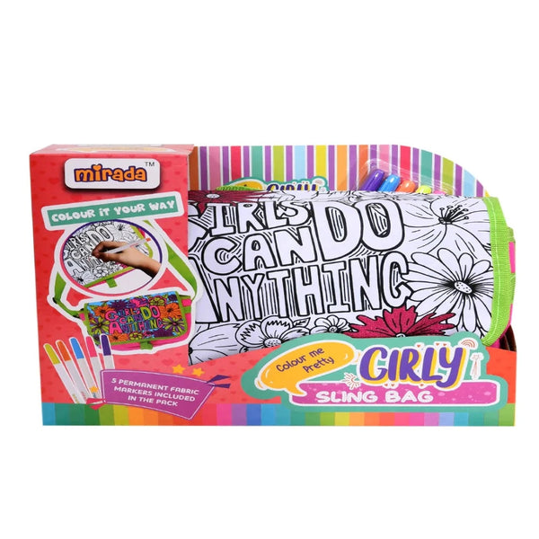 Mirada Colour me Sling Bag - Girly