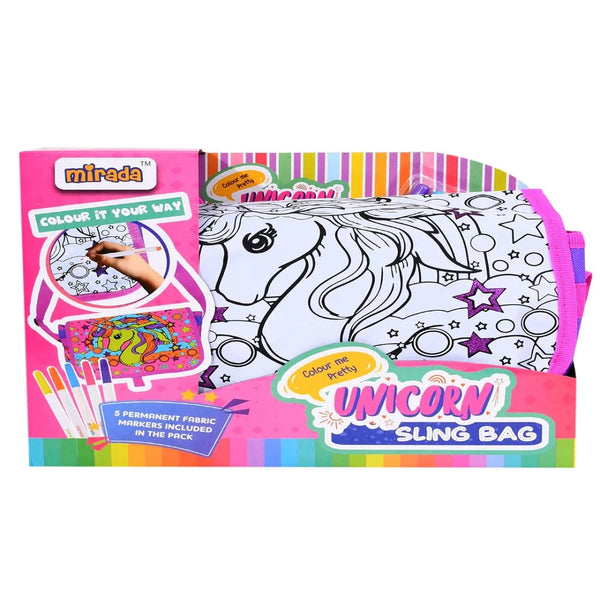 Mirada Colour me Sling Bag - Unicorn
