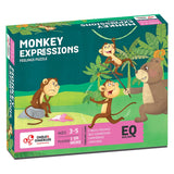 Chalk and Chuckles Monkey Expressions Feelings Puzzle 26.7 × 21.6 × 4.6 cm Multicolor