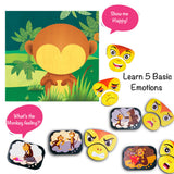 Chalk and Chuckles Monkey Expressions Feelings Puzzle 26.7 × 21.6 × 4.6 cm Multicolor