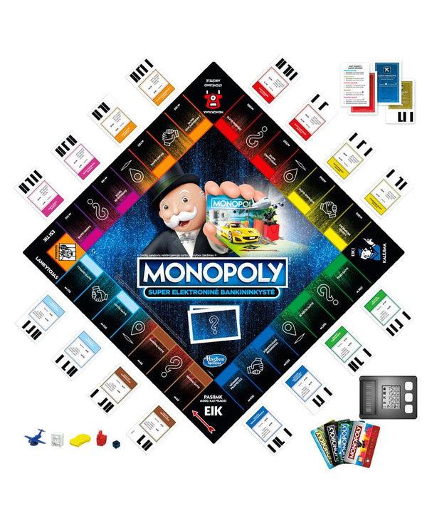 Hasbro Gaming Monopoly Super Electronic Banking