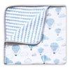 Masilo Organic Muslin Blanket - Hot Air Balloon