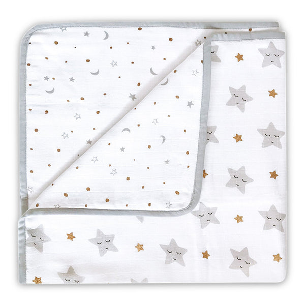 Masilo Organic Muslin Blanket - Sleepy Star