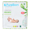 PureBorn Organic Bamboo Diapers Assorted Print Size 1 68 Count (Upto 5 Kg)
