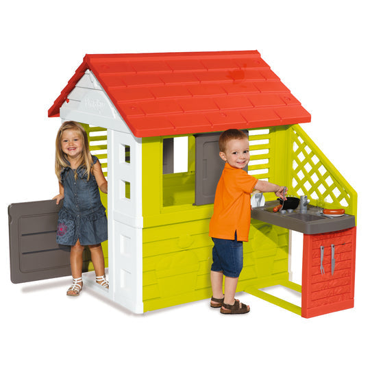 Smoby Nature Playhouse With Kitchen