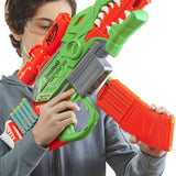 Nerf DinoSquad Rex-Rampage Motorized Dart Blaster 10-Dart Clip 8Y+ – Multicolor