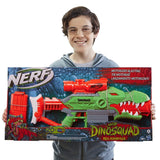 Nerf DinoSquad Rex-Rampage Motorized Dart Blaster 10-Dart Clip 8Y+ – Multicolor