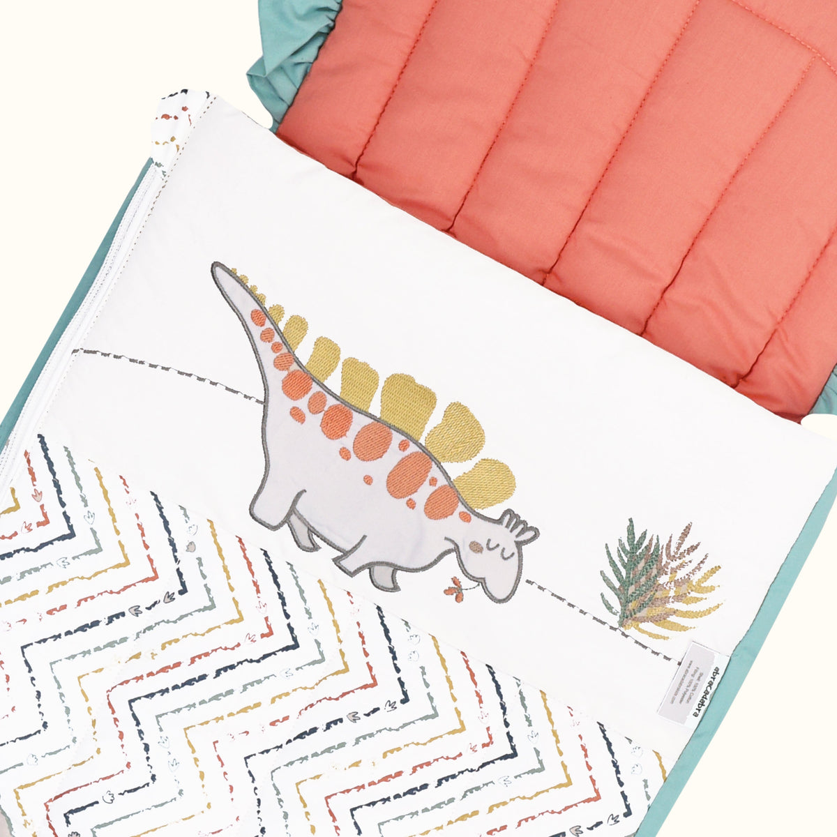 Abracadabra Quilted Nest Bag – D for Dino