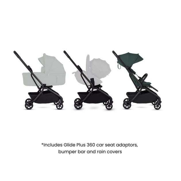 Silver Cross Nia Compact Travel Stroller Birth to 25 kg Conifer