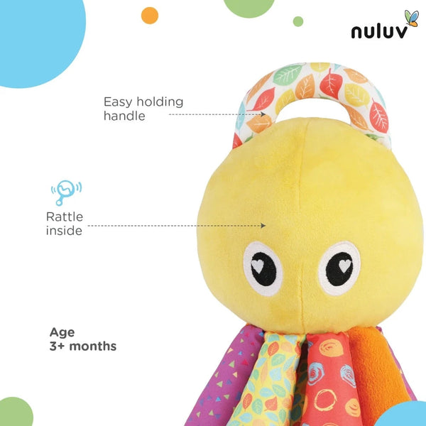 Nuluv Activity Octopus - Rattles & Teether