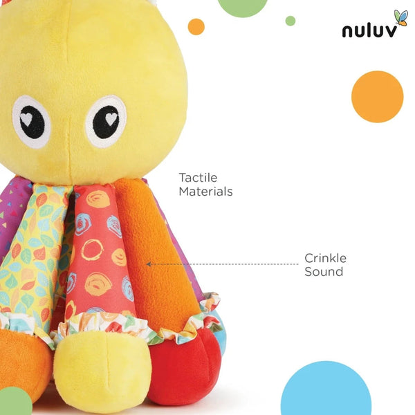 Nuluv Activity Octopus - Rattles & Teether