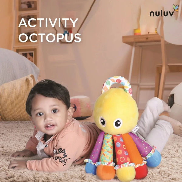 Nuluv Activity Octopus - Rattles & Teether
