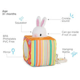 Nuluv Bunny Cube Rattles & Teether