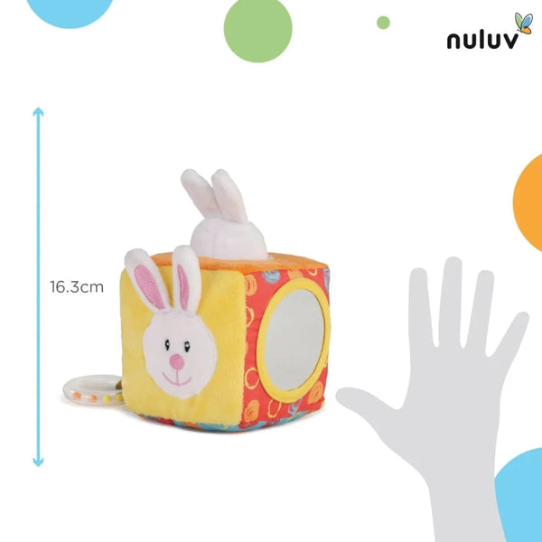 Nuluv Bunny Cube Rattles & Teether