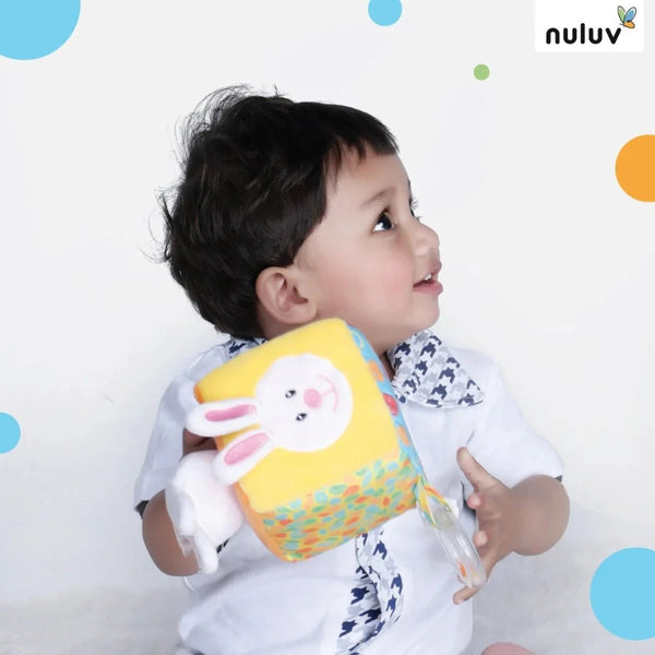 Nuluv Bunny Cube Rattles & Teether