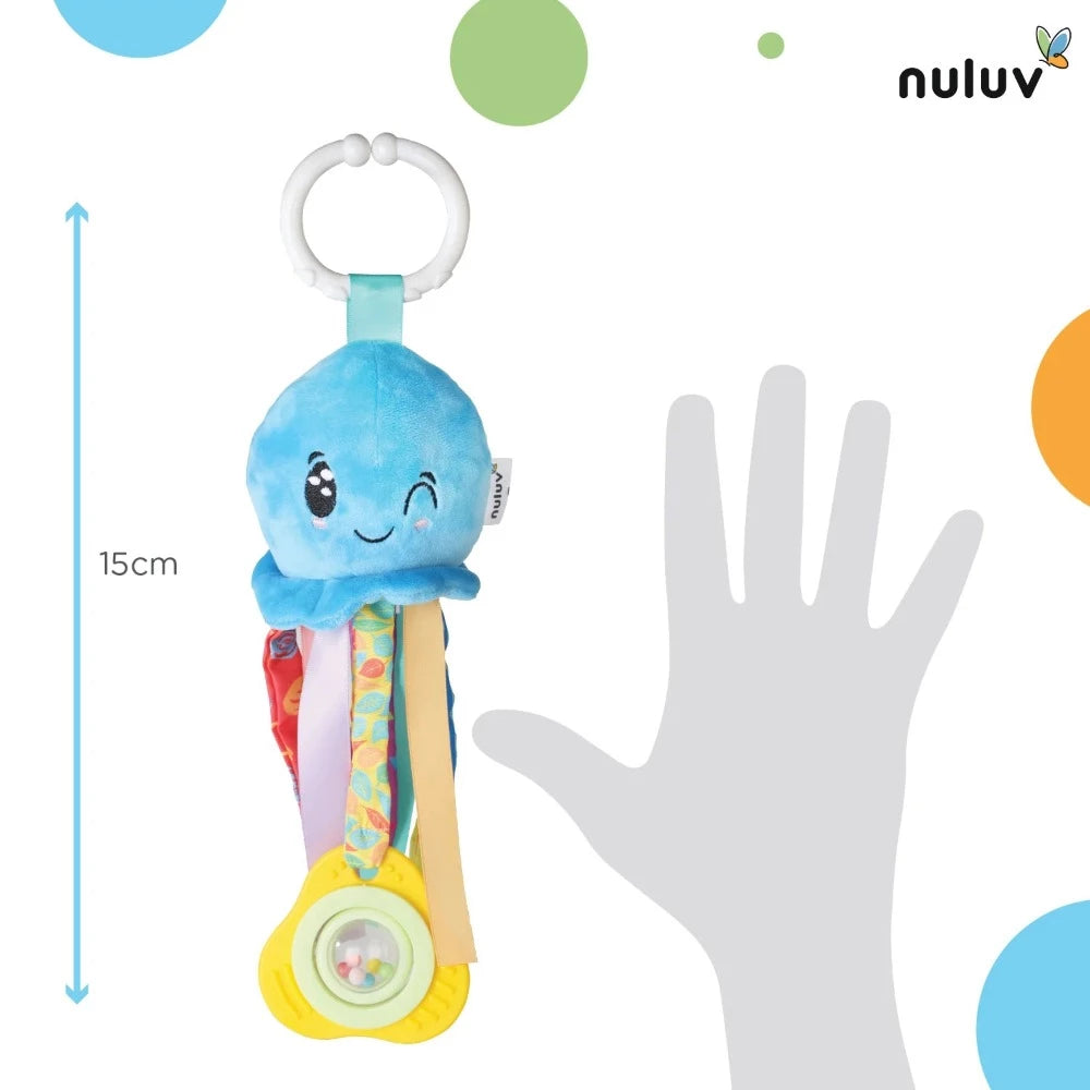 Nuluv Wave Octopus - Rattles & Teether