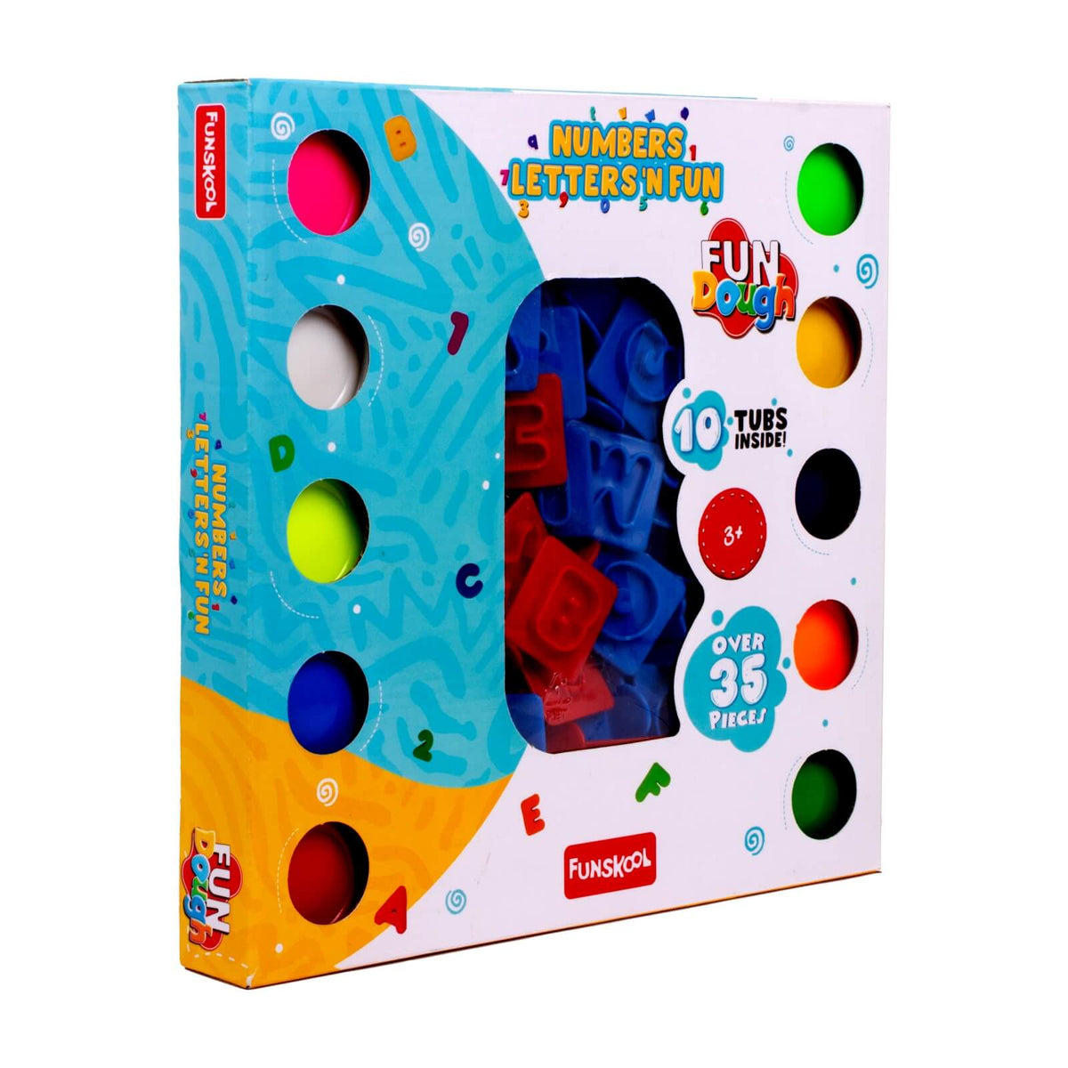 Dough Activity Set Funskool Fundough Numbers Letters N Fun 3Y+ – Multicolour