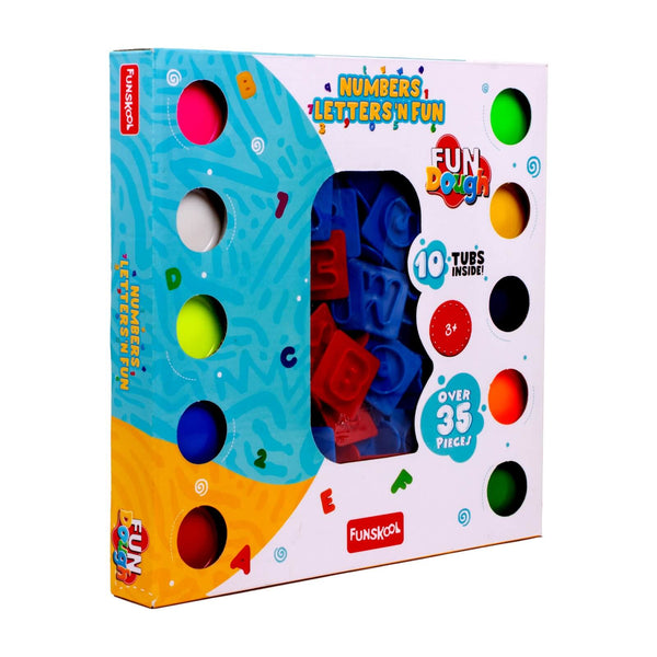 Dough Activity Set Funskool Fundough Numbers Letters N Fun 3Y+ – Multicolour