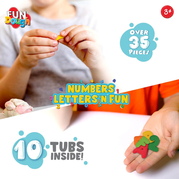 Dough Activity Set Funskool Fundough Numbers Letters N Fun 3Y+ – Multicolour