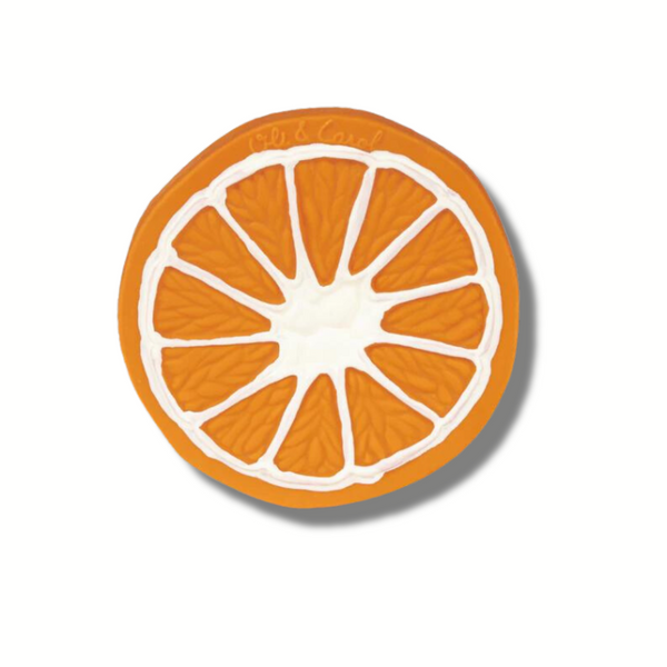 Oli & Carol Clementino The Orange Natural Rubber Teether
