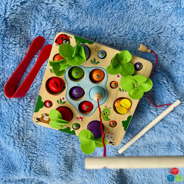 Open Ended 3 In 1 Magnetic Fishing Game 3 Years+