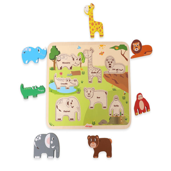 Open Ended Chunky Puzzle - Animals 18M+