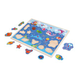 Open Ended Giant Peg Puzzle - Sea Animals 18 months+