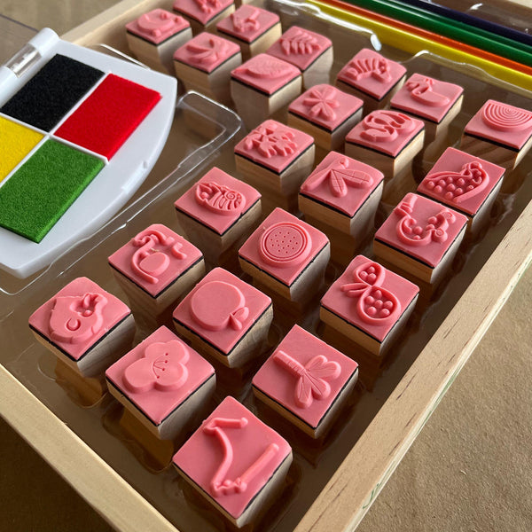 Open Ended My Wooden Stamp Kit - Jungle Safari