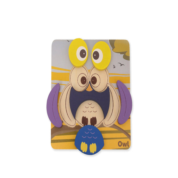 Open Ended Toddler's First 6 In 1 Puzzle - Animals 27Pcs