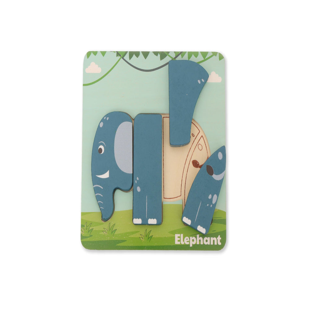 Open Ended Toddler's First 6 In 1 Puzzle - Animals 27Pcs