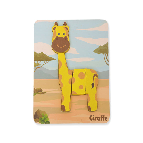 Open Ended Toddler's First 6 In 1 Puzzle - Animals 27Pcs