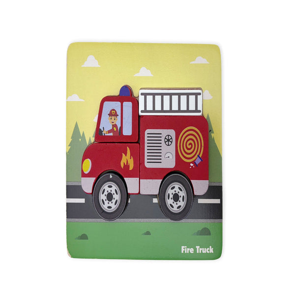 Open Ended Toddler's First 6 In 1 Puzzle - Vehicle 6 puzzles 32PCS 18M+