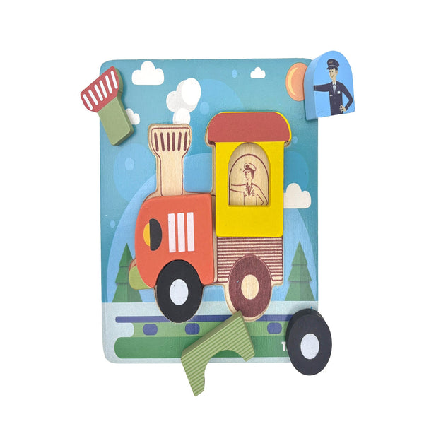 Open Ended Toddler's First 6 In 1 Puzzle - Vehicle 6 puzzles 32PCS 18M+