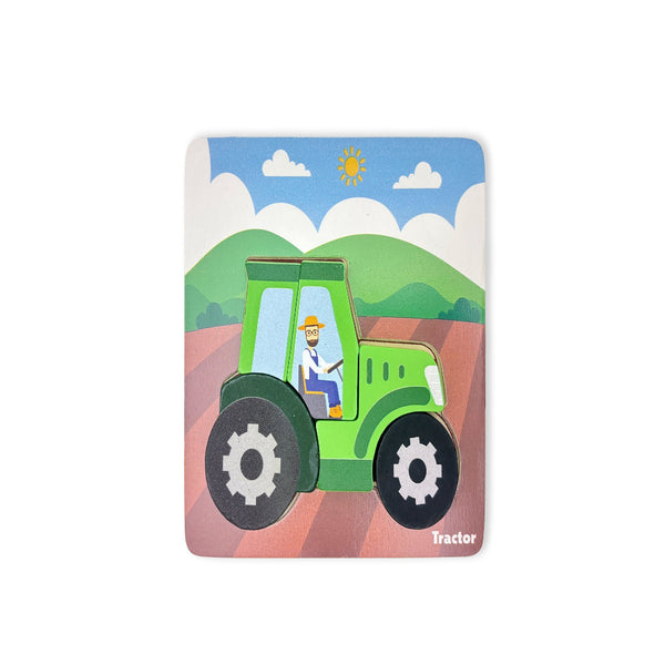 Open Ended Toddler's First 6 In 1 Puzzle - Vehicle 6 puzzles 32PCS 18M+