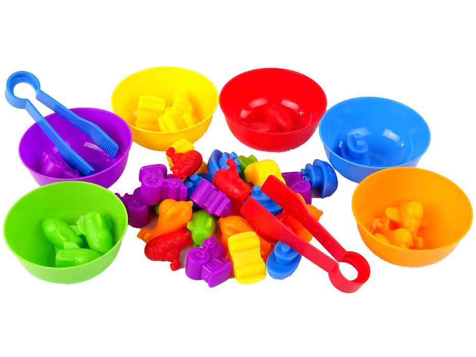 Open Ended Vehicle Lab Montessori Sorting Toy (44 Pcs) 2 Years+