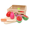 Open Ended Wooden Cutting Set 2- Fruits & Veggies (7 pcs set) 3 Years+