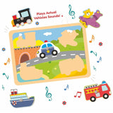 Open Ended Wooden Sound Puzzle - Vehicle