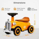 R for Rabbit Speedster Royal Ride-On Car One Size Orange Brown