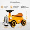 R for Rabbit Speedster Royal Ride-On Car One Size Orange Brown